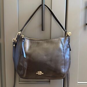 Coach Black Leather Shoulder Bag